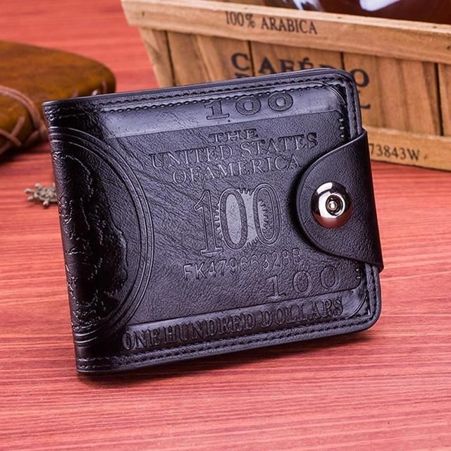 Bolso de mano negro para hombre Cartera de gran capacidad carteras largas bolsillo para telefono movil Passcard alta calidad multifuncion-2 black