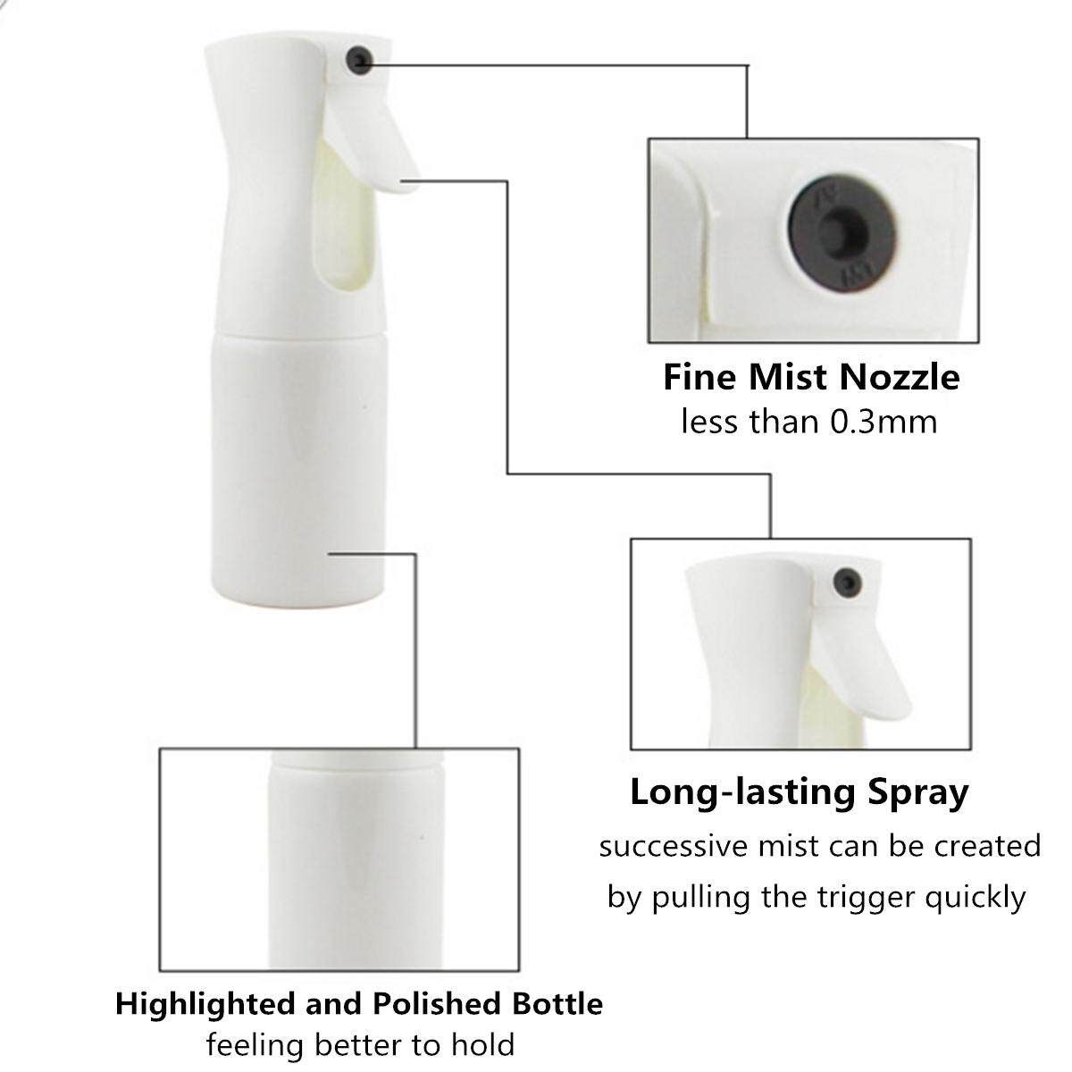 150ml Pro Hairdressing Mist Spray Water Bottle Sprayer Salon Barber Hair Tools White 150ml