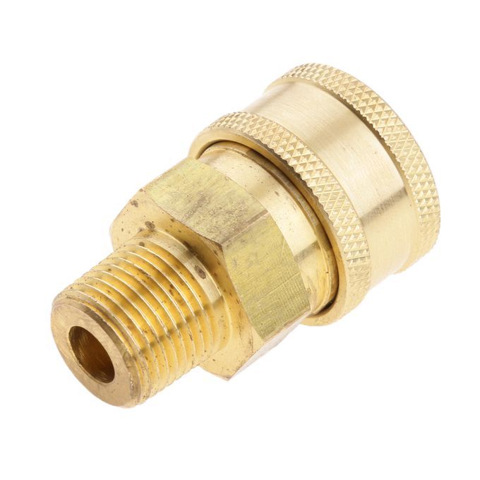 High Pressure Washer Brass Hose Quick Connect 3/8 Male Coupler Socket