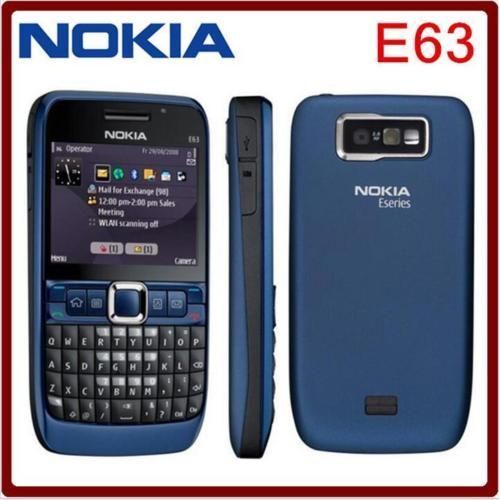E63 Keypad Bar Basic Cell Mobile Business Phone 3G 2.0MP