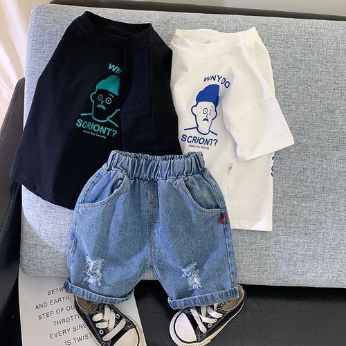 Children's Two Piece Short Sleeve Shorts