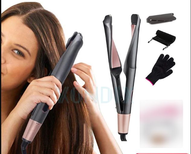 2 In 1 Spiral Hair Curler And Straightener