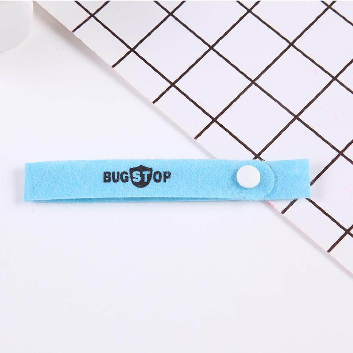 20Pcs Anti Mosquito Insect Bug Repellent Bracelet Children Natural Citronella Oil Wrist Band Camping Hiking