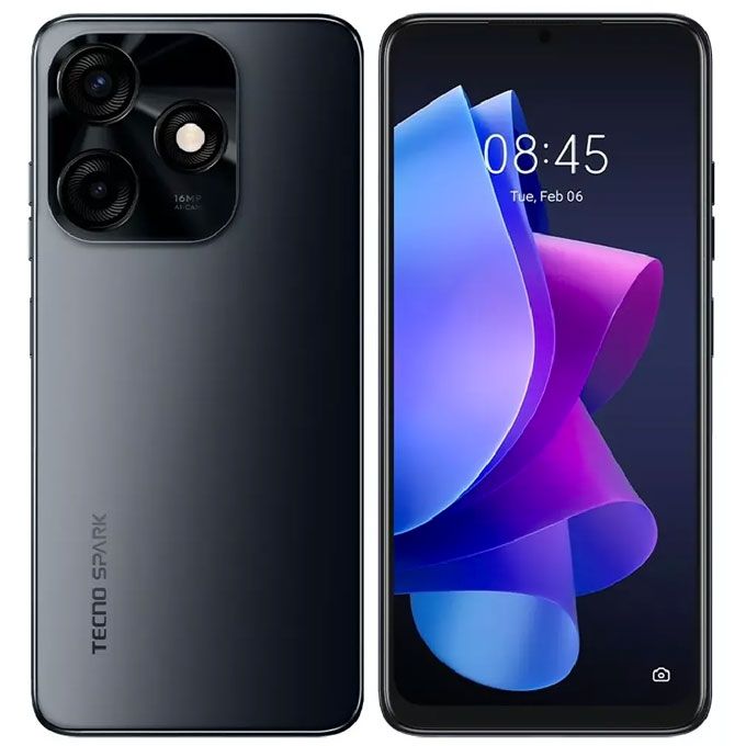 Spark 10C (KI5k) 6.6" 4GB RAM/128GB ROM Android 12 - Black
