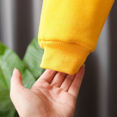 2pcs Kids Boys Girls Hoodie- Yellow/Multi