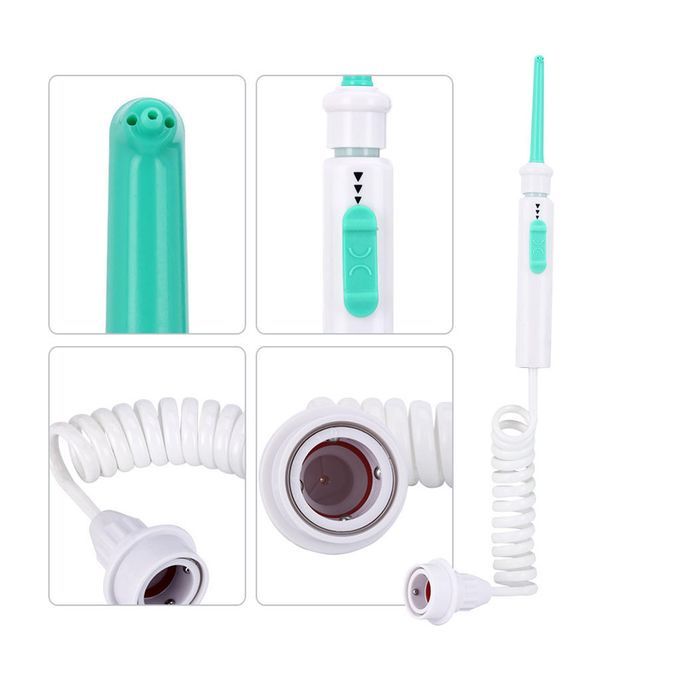 Dental Faucet Water Jet Flosser Irrigator Teeth Cleaner With 6 Nozzles
