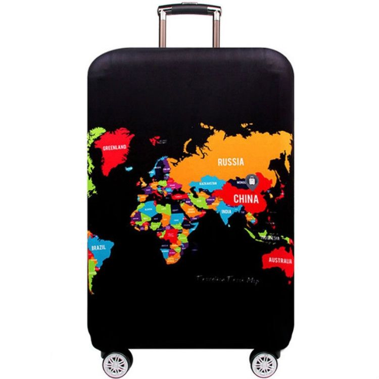 Travel Luggage Cover Suitcase Dustproof Scratch-proof Protection Elastic Sleeve M Size 22 To 24 Inch