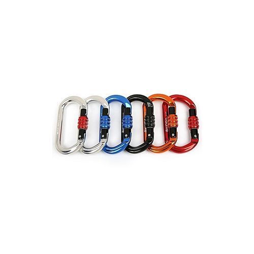 XINDA XD8122N Climbing Super Strength Steel Screw Main Lock Protection Climbing Hiking Carabiner