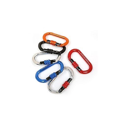 XINDA XD8122N Climbing Super Strength Steel Screw Main Lock Protection Climbing Hiking Carabiner