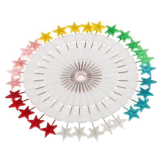 30pcs Multicolor Hijab Pins Plastic Head Scarf Pins Wheel For Tailor