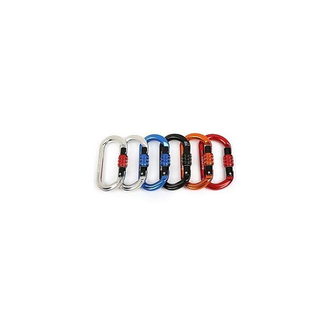 XINDA XD8122N Climbing Super Strength Steel Screw Main Lock Protection Climbing Hiking Carabiner