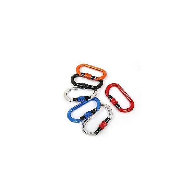 XINDA XD8122N Climbing Super Strength Steel Screw Main Lock Protection Climbing Hiking Carabiner