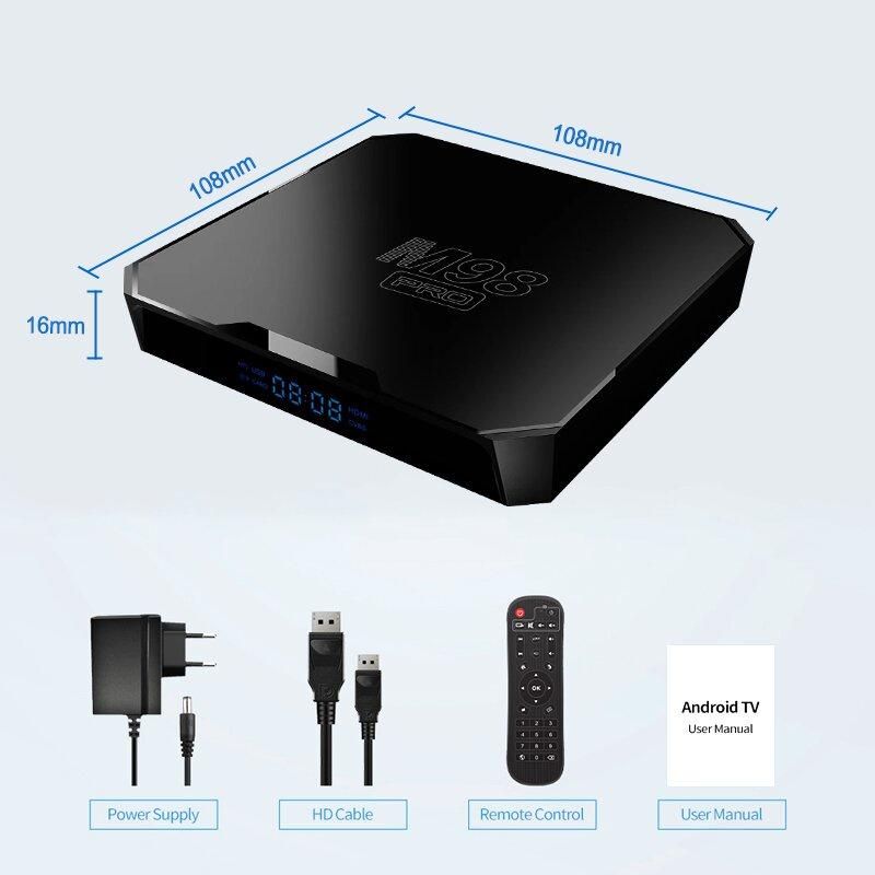 TV Box Android 10.0 New M98 PRO  Chip Advanced H313  4K 1080P Ultra Clear HD Bluetooth Multimedia