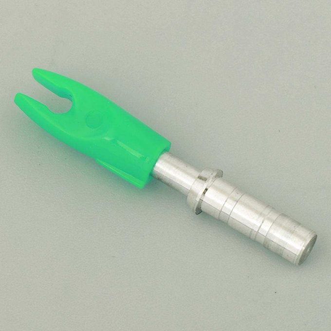 12 Pcs / Pack Plastic Archery Bow Precision Nocks For 4.2mm Green