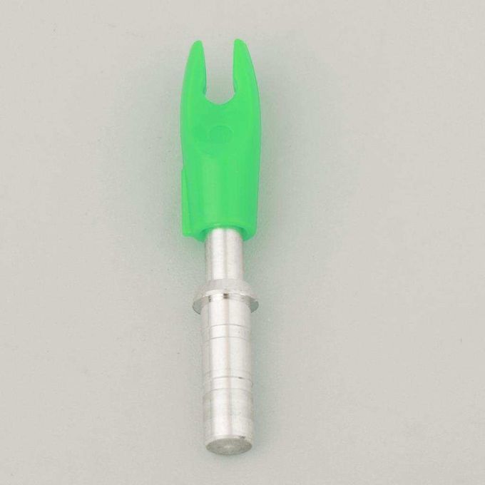 12 Pcs / Pack Plastic Archery Bow Precision Nocks For 4.2mm Green