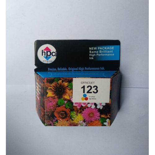 HPCI (High Performance Compartible Ink) 123 Tri Colour Ink Advantage Printer Cartridge