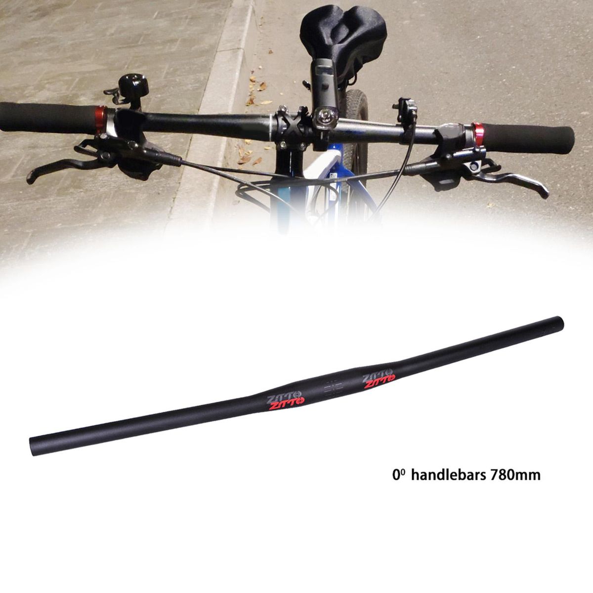 Handlebar  31.8mm Riser Bar DH Downhill Downhill 780mm 0 Degree