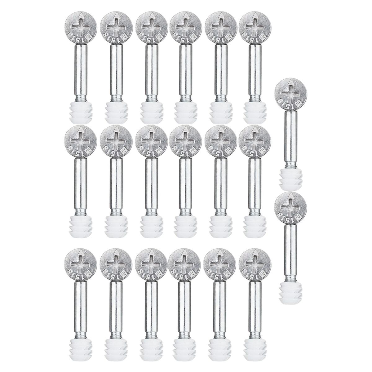 20 Pack Furniture Board Connecting Cam Fitting Screw In