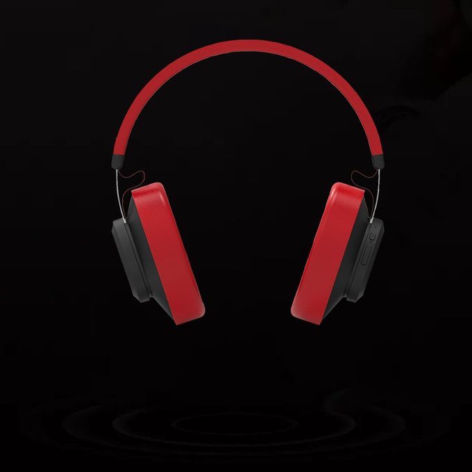 Multifun Tion Headset Headset Monitor Level Wireless Stereo Headset-red