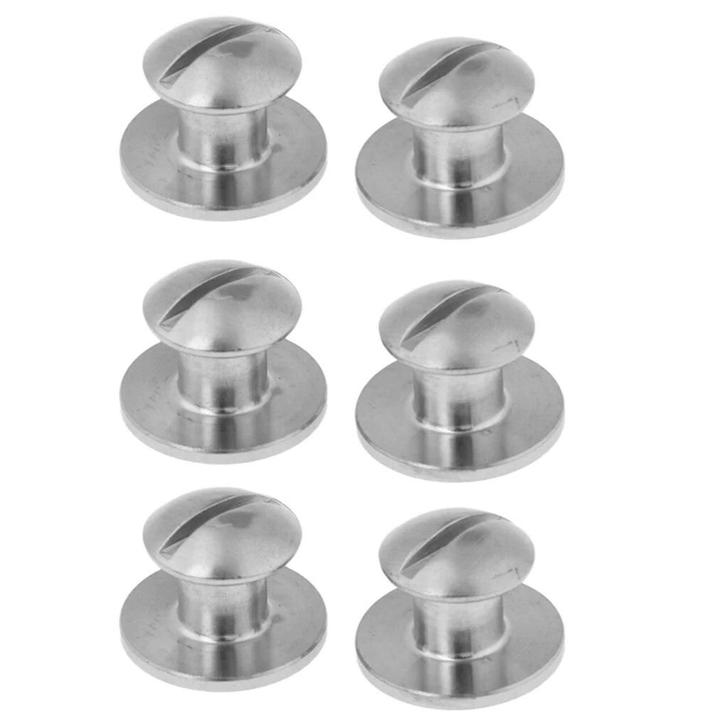 6Pcs Back Plate Book Screw Replacement Tech Assembly Bolts Mount BCD Harness