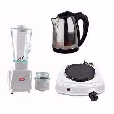 Blender + Electric Jug + Hot Plate