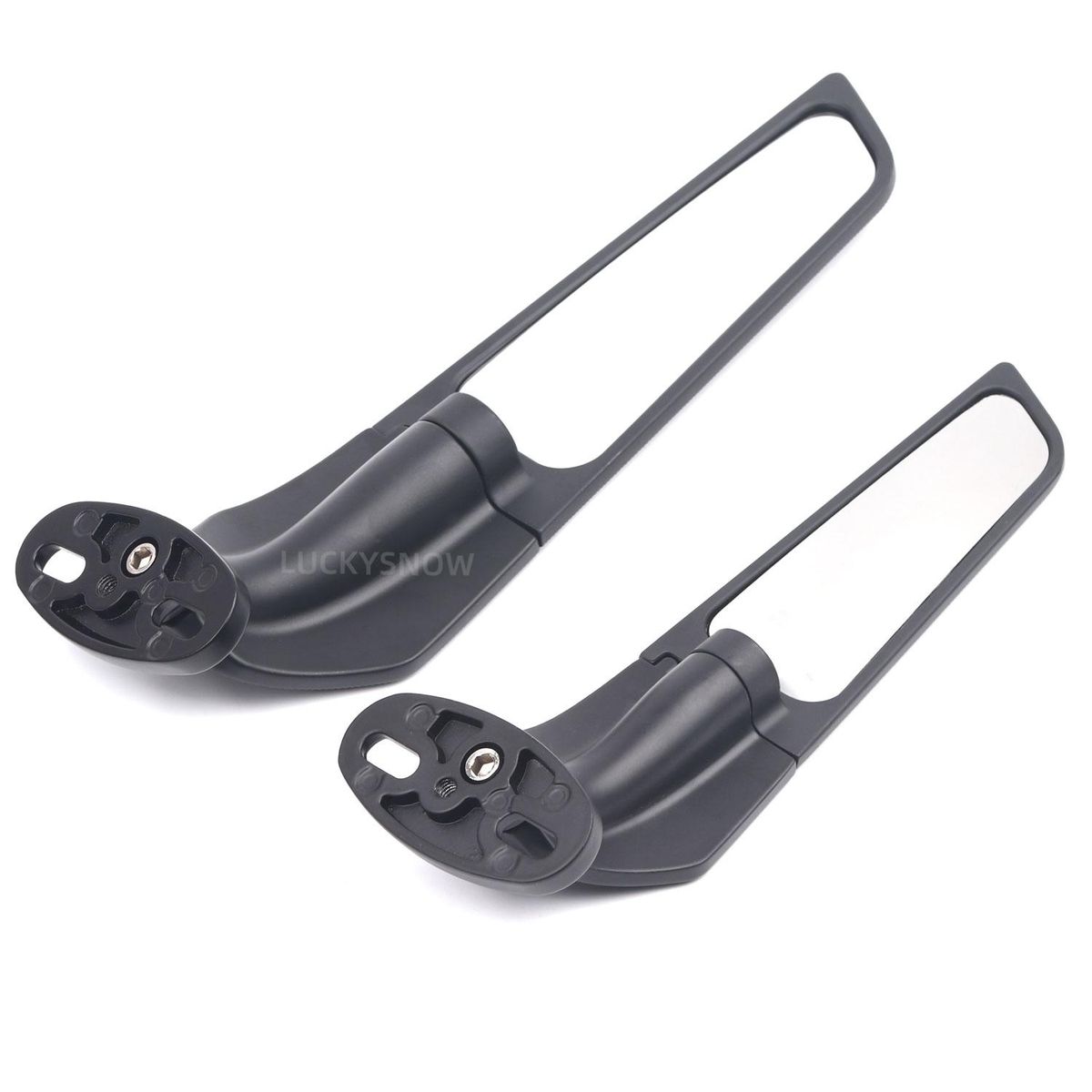 For Suzuki GSXR 600 750 1000 GSX1300R GSX650F GSX-R  Motorcycle Mirror Modified Wind Wing Adjustable Rotating Rearview Mirror