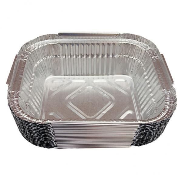 2x Aluminum Pans Disposable Foil Pans Tin Foil Pans For Cooking