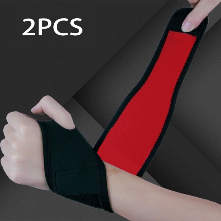 Open Hole Heating Wrap Compression Wrist Brace