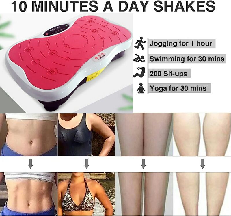 Vibration Plate Machine Vibration Whole Body Workout Equipped