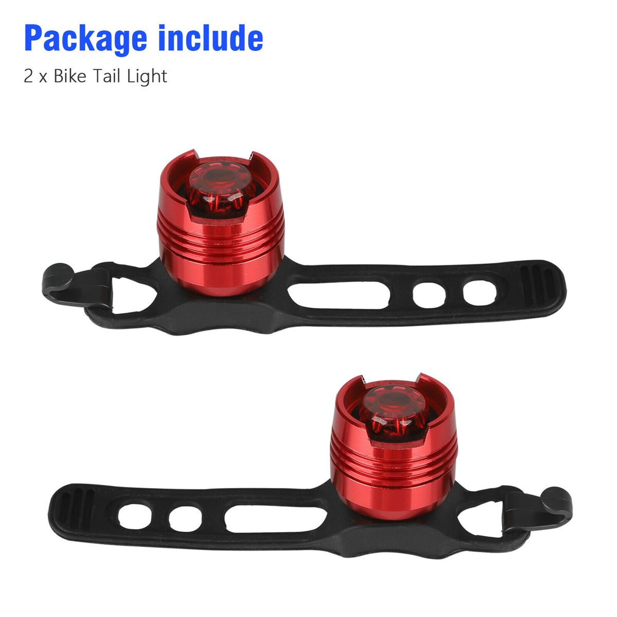 4Pcs Bicycle Tail Lights Bike Ultra Bright Leds Warning