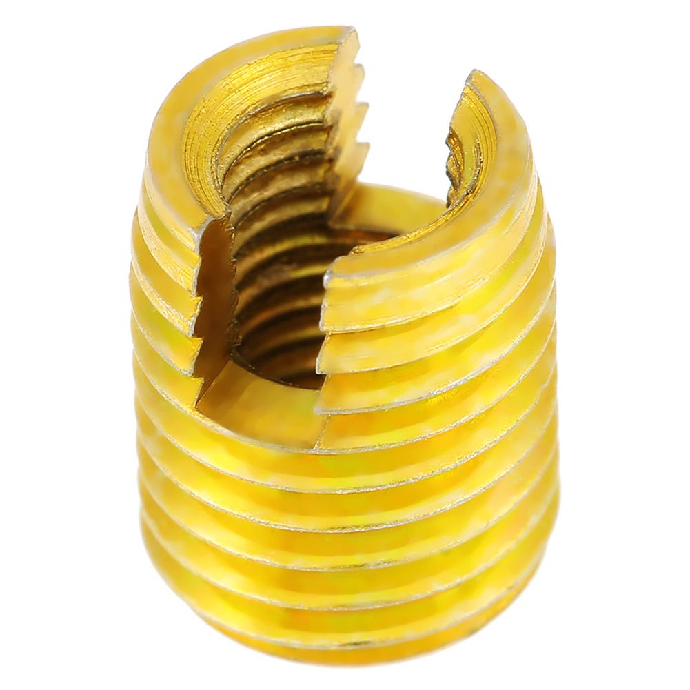 10pcs M8 X M5 Self Tapping Threaded Insert 302 Slotted Type