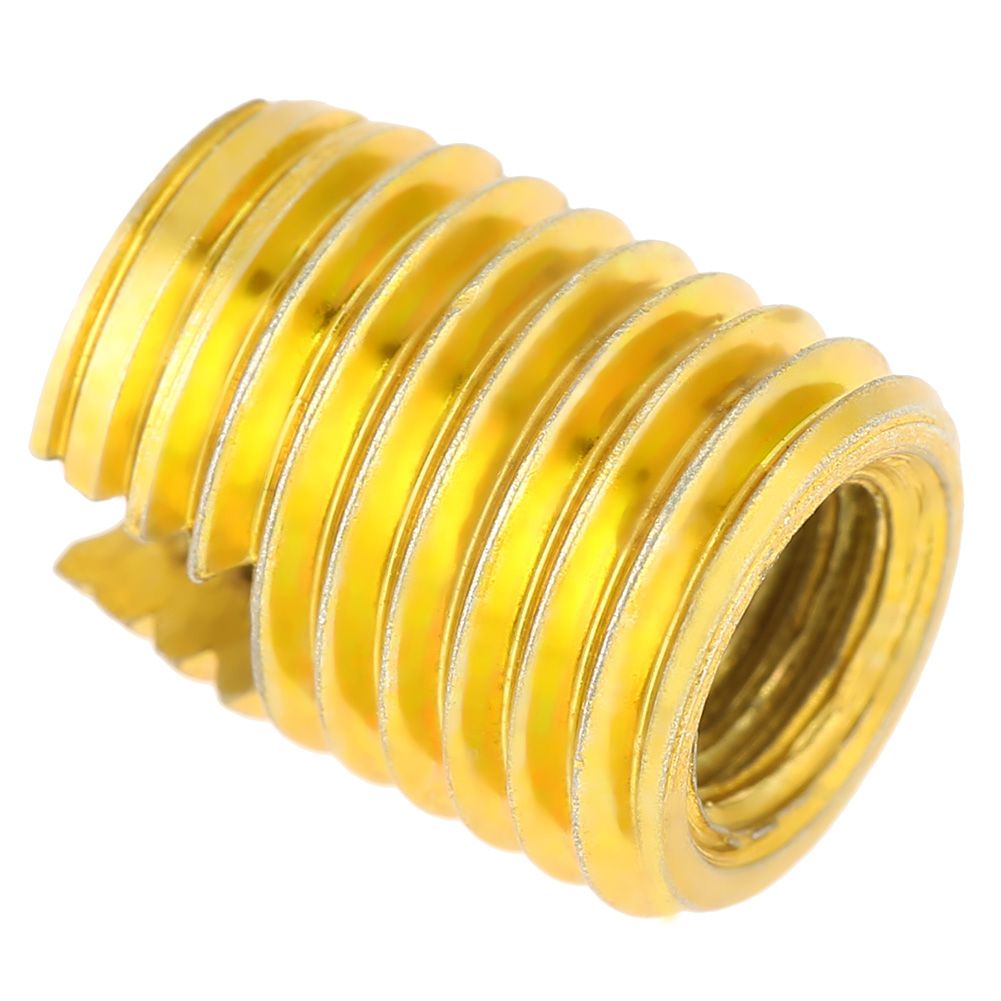 10pcs M8 X M5 Self Tapping Threaded Insert 302 Slotted Type