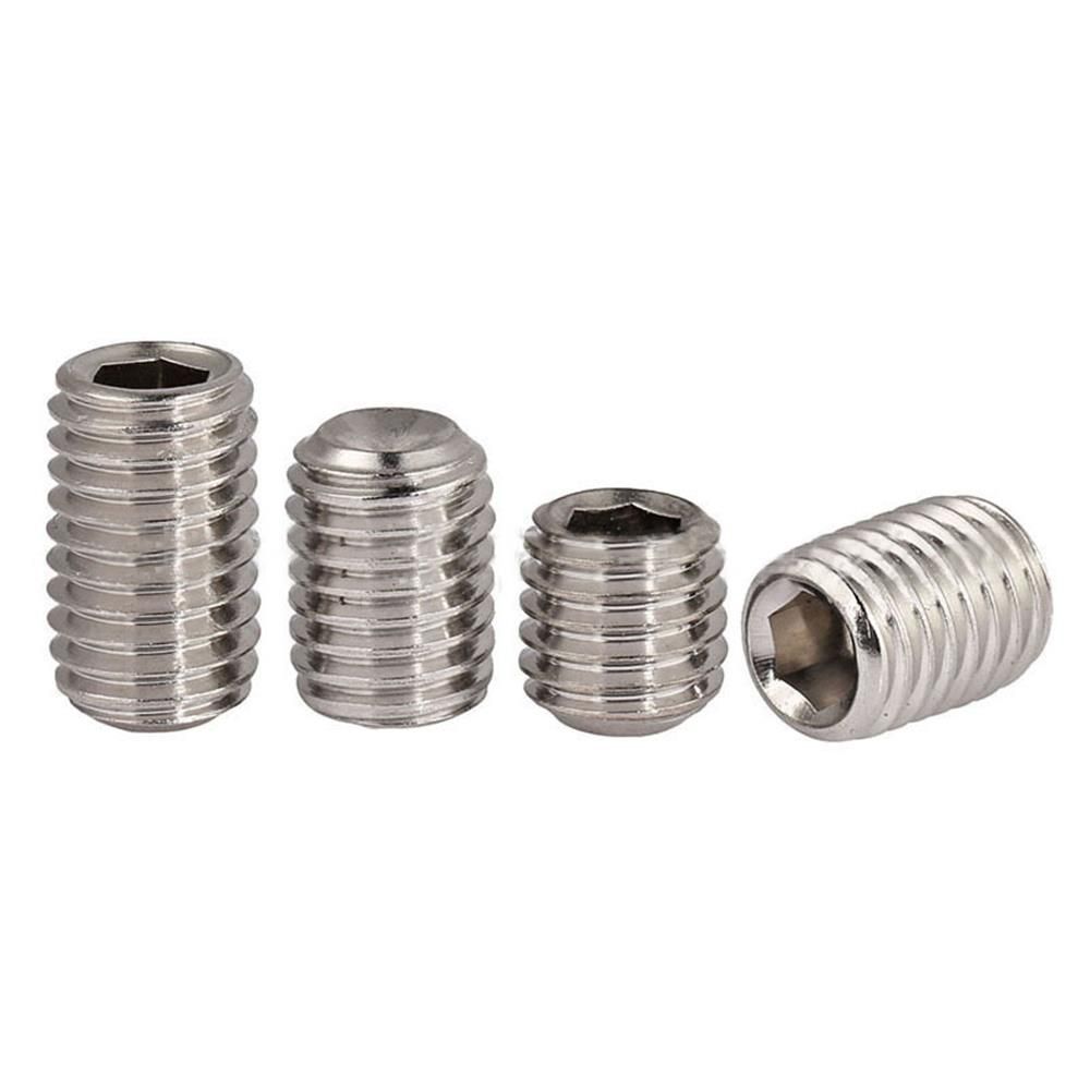 200pcs Hex Grub Screws Kit Set Screws 304 Stainless Steel