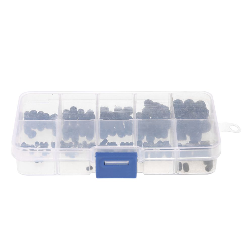 200pcs Black Allen Head Socket Internal Hex Set Grub Screw