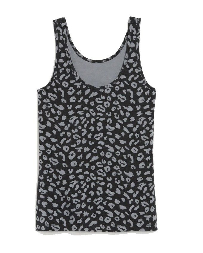 First-Layer Leopard-Print Tank Top For Women