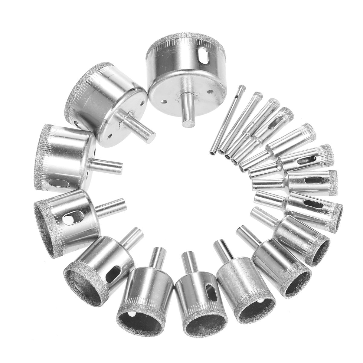 18Pcs Diamond Drill Bits For Ceramic, Diamond Hole  Drill