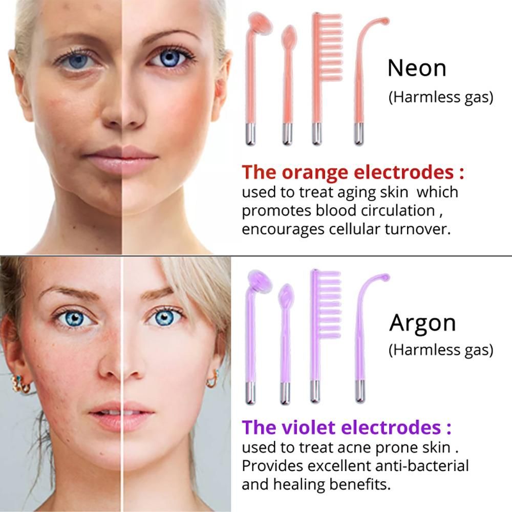 High Frequency Electrotherapy Wand Glass Tube