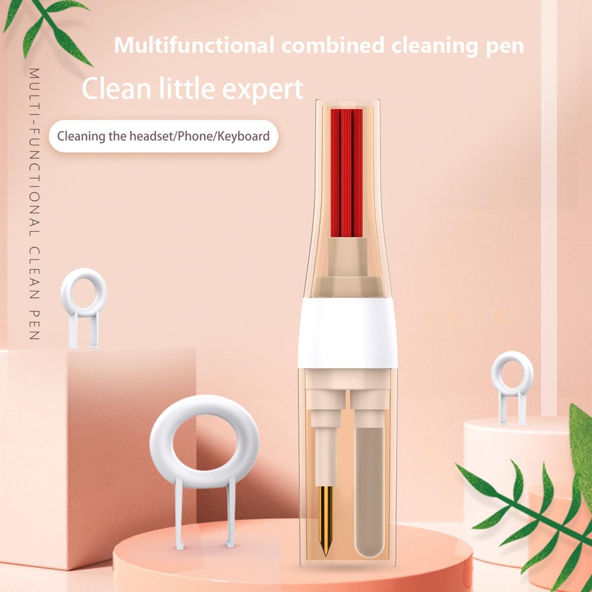 Multifunctional Combo Cleaning Pen With Soft Brush Keyboard Dust