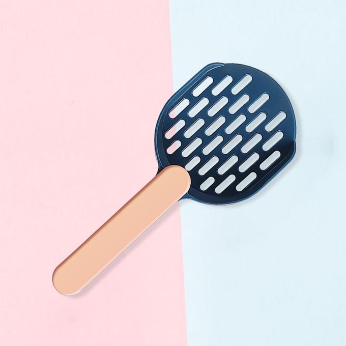 Cat Litter Scooper Corrosion Resistant Shovel Sifter For Indigo Pink