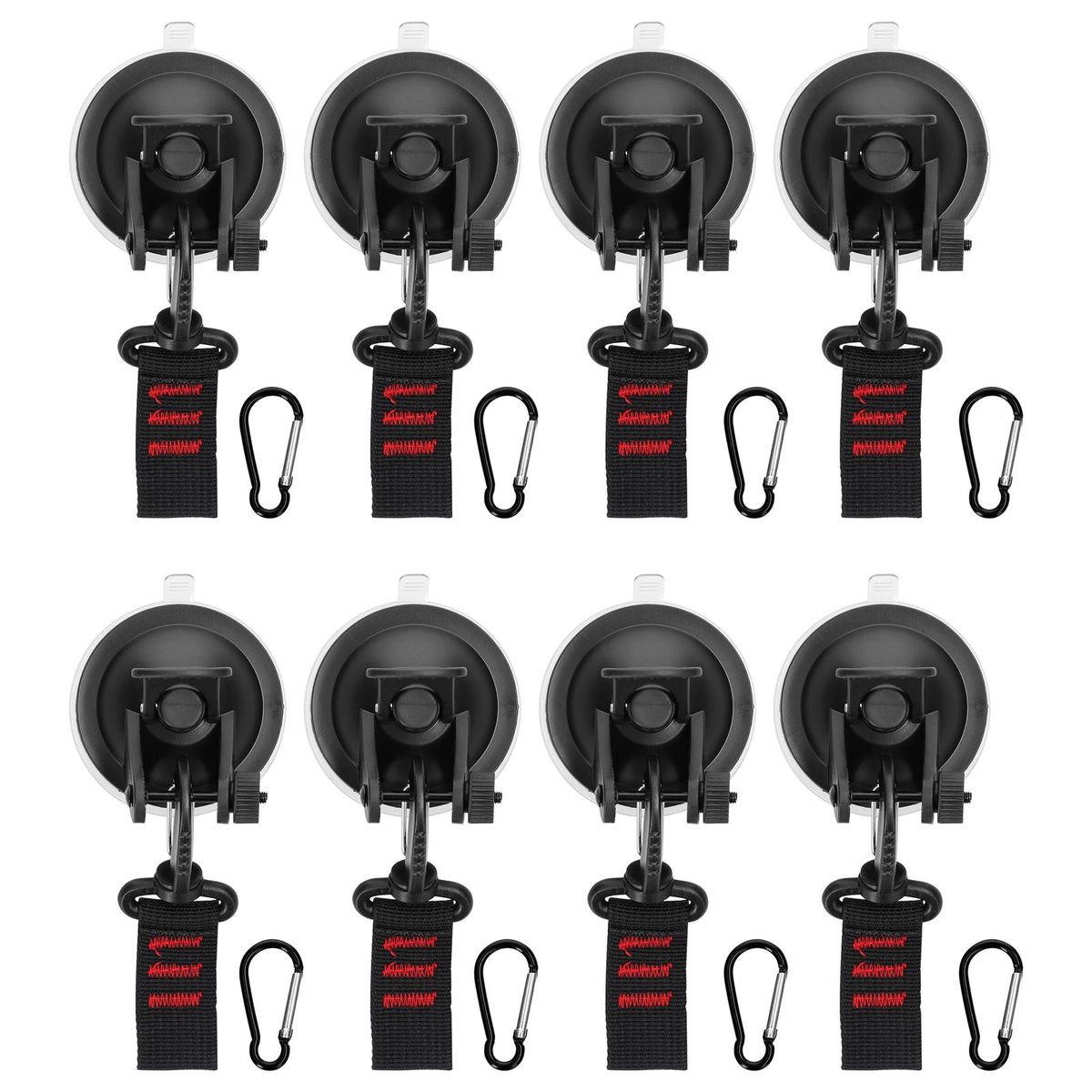 Suction Cup Anchor Heavy Duty Car Mount Luggage Tarps Tents Tie Down Tool Car Canopy Tensioner Multi-function Suction Cup Anchor with Buckle