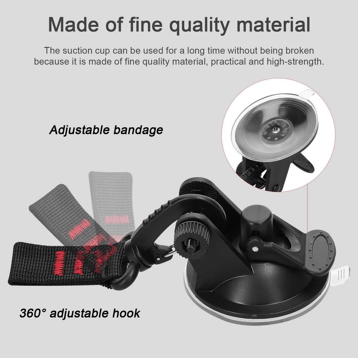 Suction Cup Anchor Heavy Duty Car Mount Luggage Tarps Tents Tie Down Tool Car Canopy Tensioner Multi-function Suction Cup Anchor with Buckle