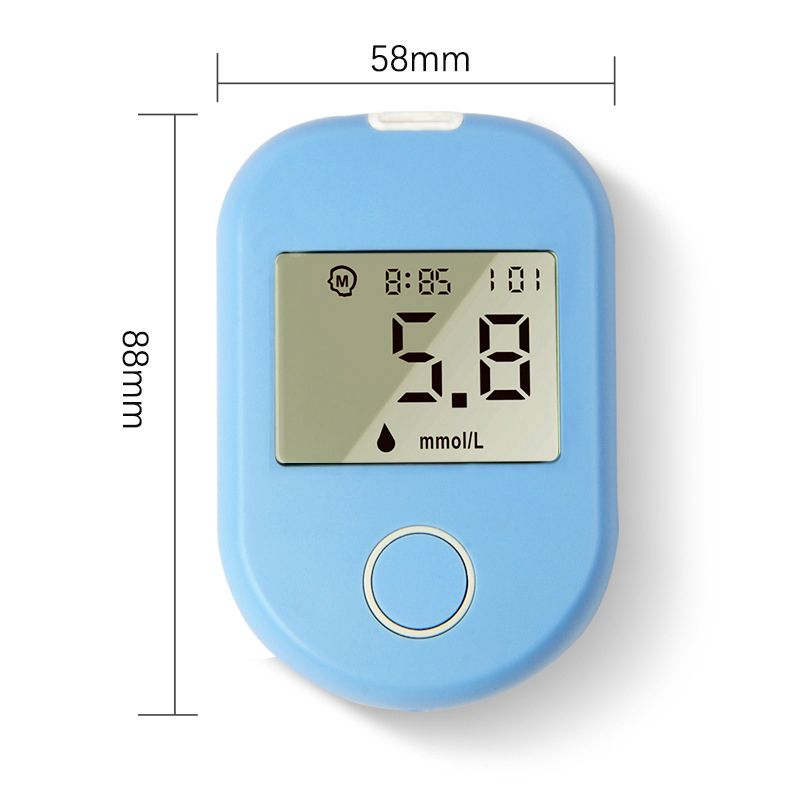 Blood Glucose Meter Glucometer Diabetic Blood Sugar Level Meter Diabetes Tester With Test Stripcet Medical Health Care Tool