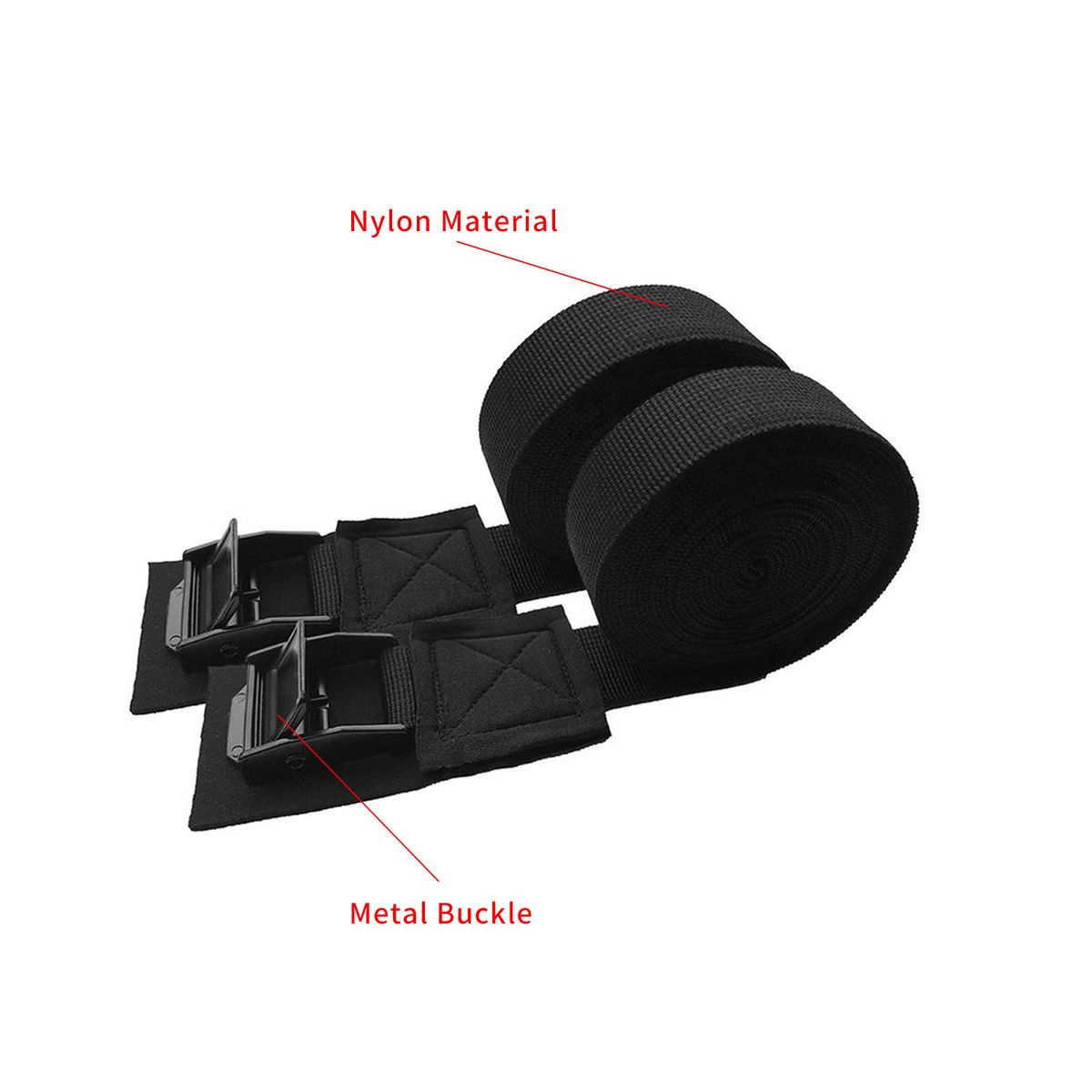 Tie Down Straps, Padded Cam Lock Buckle Lashing Straps For