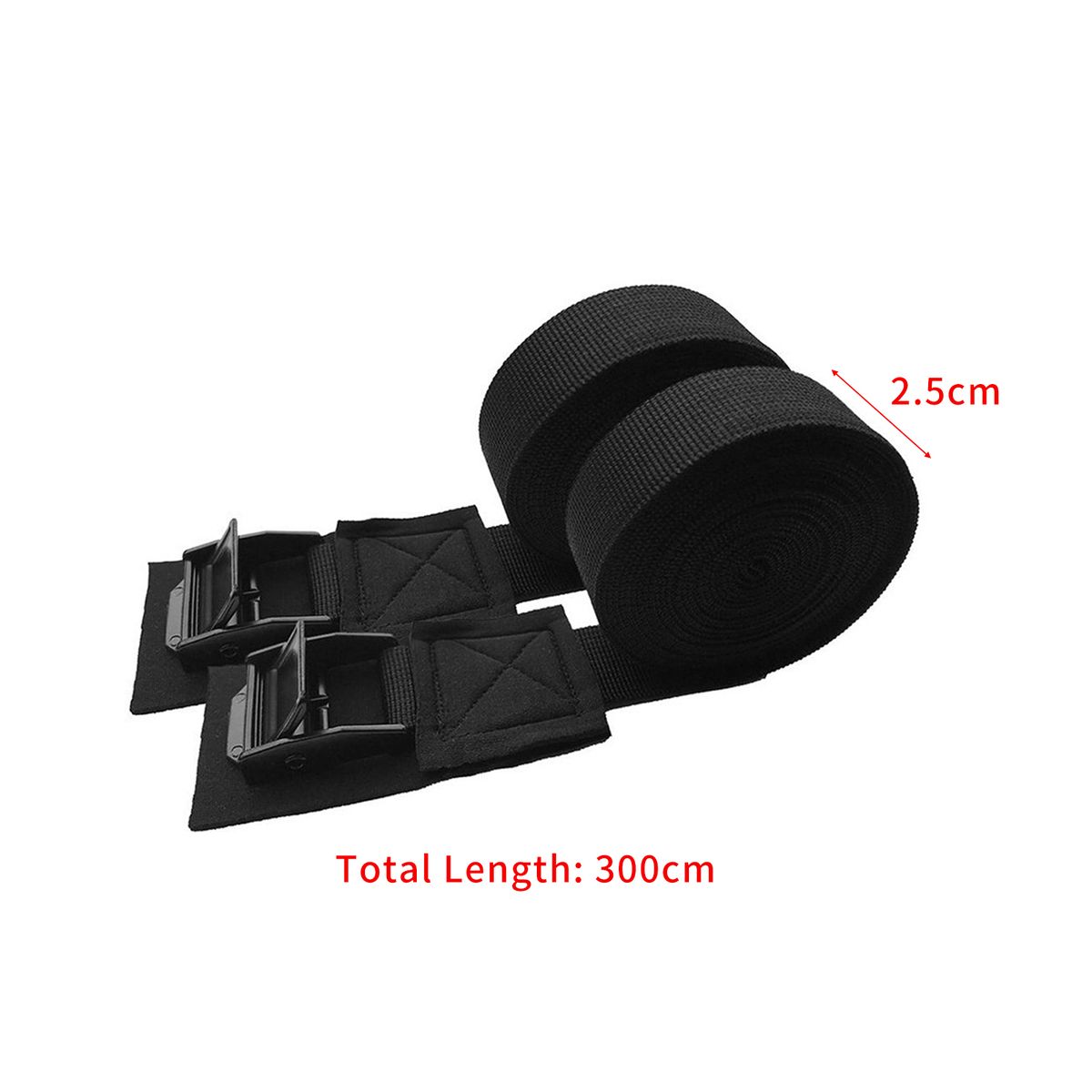 Tie Down Straps, Padded Cam Lock Buckle Lashing Straps For