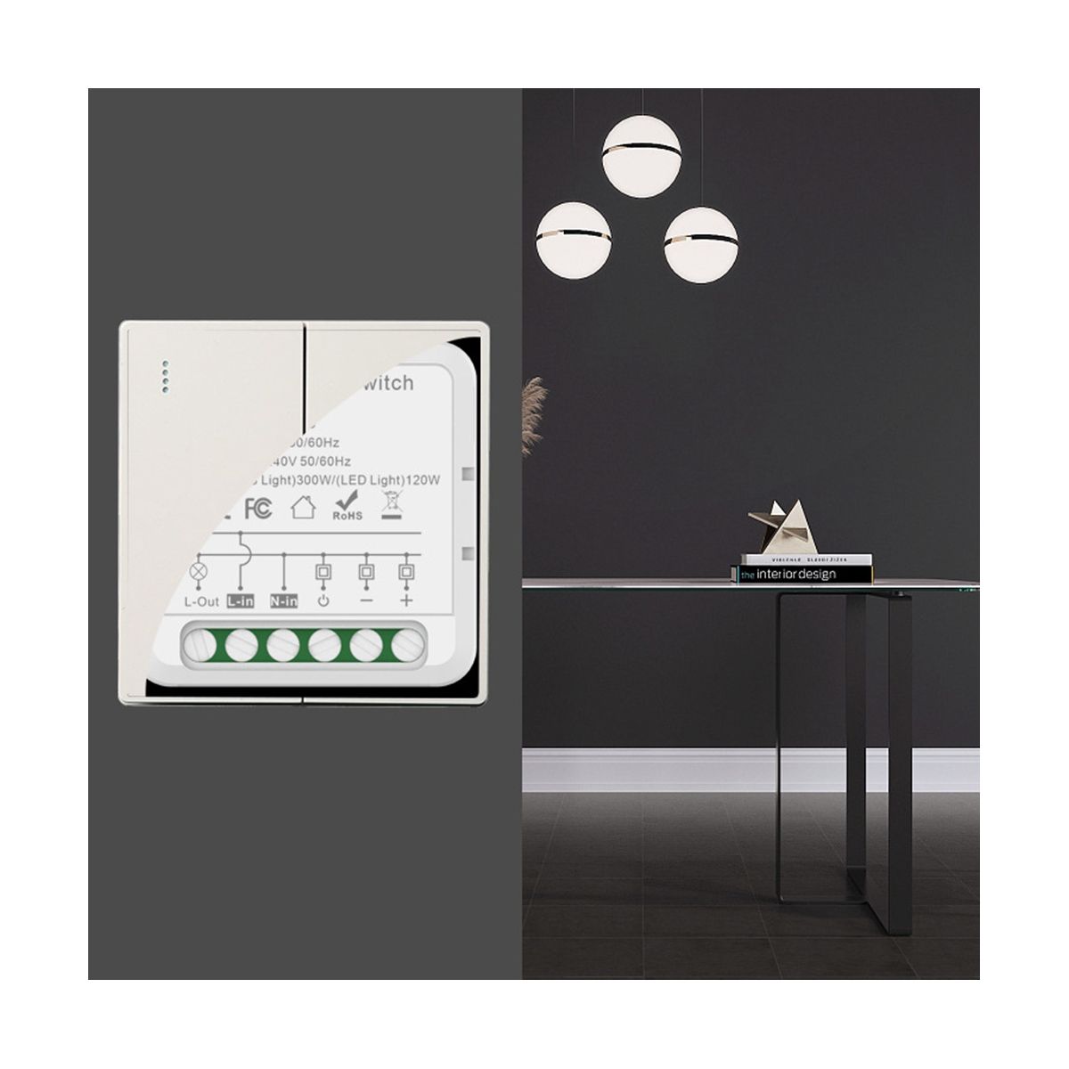 Tuya WiFi Smart Dimmers Switch Module Supports 2 Way