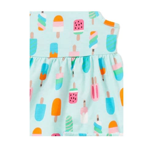 Baby Girls Popsicle Sleeveless Dress - 2pcs