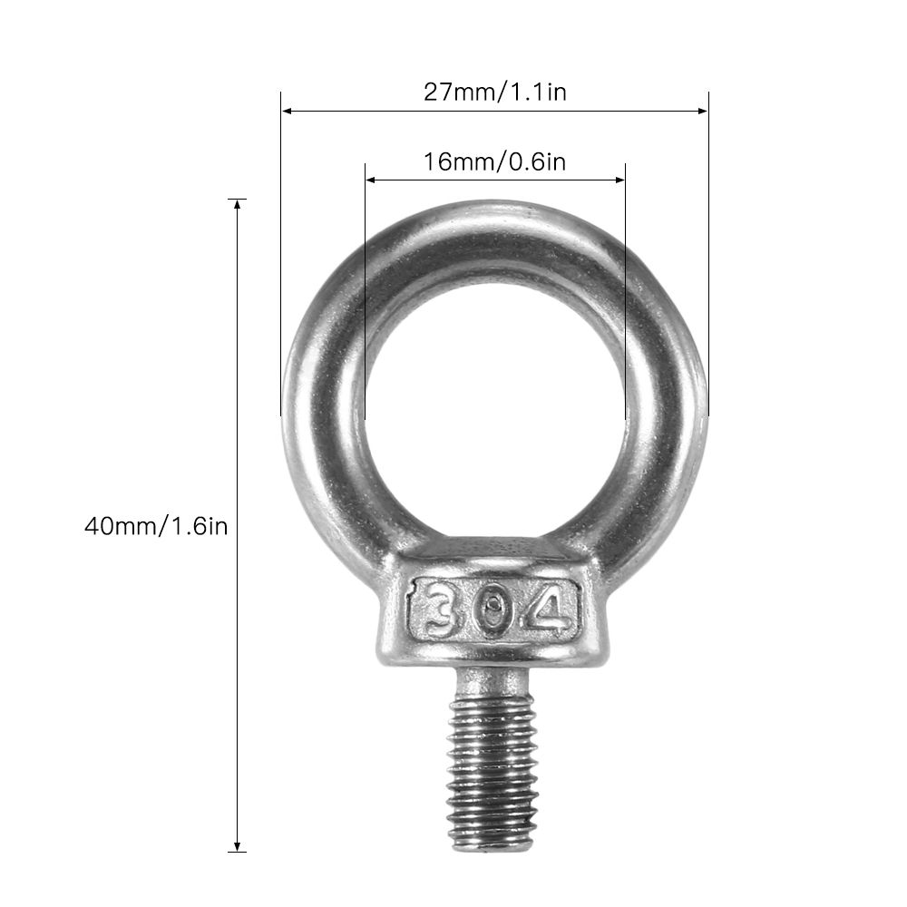 2 Pack Kayak Track Mount Tie Down Eyelet For Bungee Cord