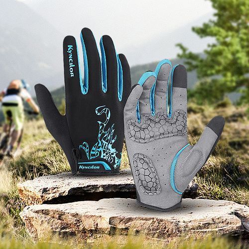 Motorcycle Gloves For Men Women Riding Cycling Biker Moto Racing Gloves（Blue）