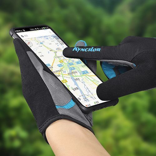 Motorcycle Gloves For Men Women Riding Cycling Biker Moto Racing Gloves（Blue）