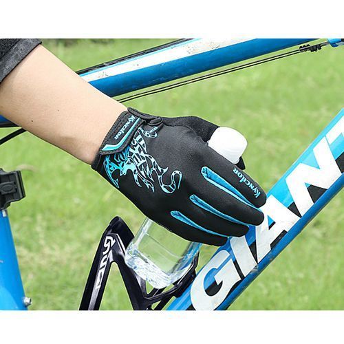 Motorcycle Gloves For Men Women Riding Cycling Biker Moto Racing Gloves（Blue）